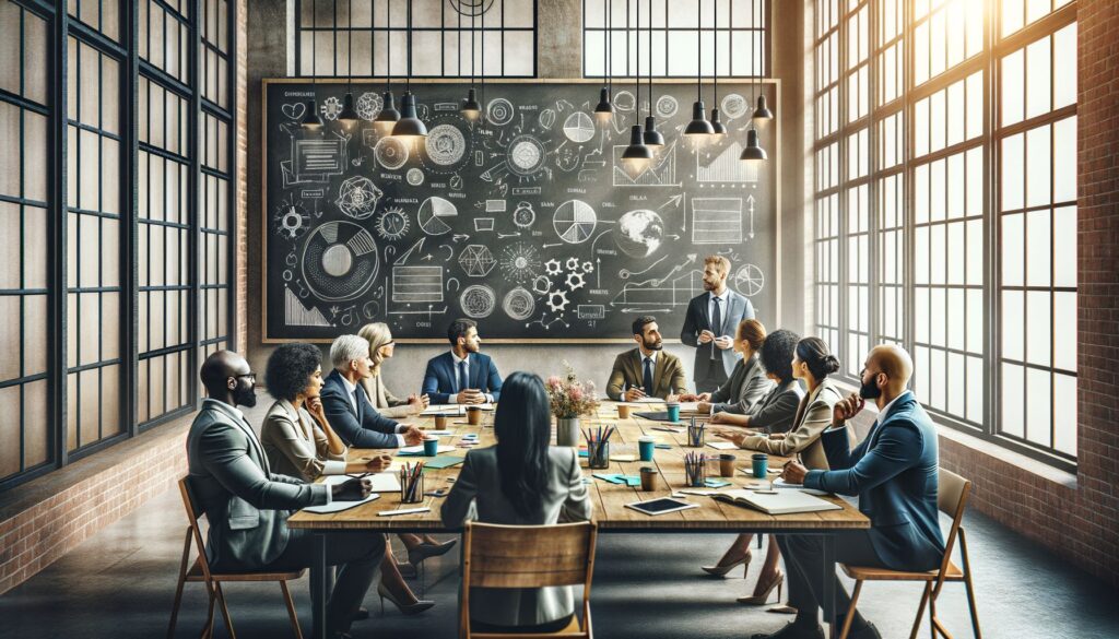 Persona participando en taller de liderazgo ontológico y desarrollo personal profesional en grupo activo